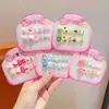 Nuevos Accesorios Niños Niñas Uñas Portátiles Pegatinas para Uñas Caricaturas Uñas Cortas Bebé Lindas Joyería para Manos Decoración