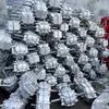 Carcasa de aluminio transmisión de dirección y avance caja de cambios máquina de recubrimiento de película vehículo de orugas sembradora carretilla de mano caja de cambios transportador de jengibre caja de cambios reductora