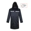 Traje de lluvia reflectante, de doble capa, engrosado, impermeable, para personal de seguridad masculino, adecuado para el servicio y para andar en bicicleta eléctrica, diseño separado, proporciona protección contra la lluvia intensa
