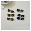 2024ins Gafas de sol retro estilo occidental para niños Gafas estilo Hong Kong para niños y niñas Gafas redondas para bebé