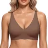 TK Amazon Em Estoque Transfronteiriço Plus Size Feminino Estampa de Leopardo Sutiã de Gel Suporte Macio para Seios Grandes Sem Costura Respirável