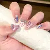 Uñas Vestibles Super Elegantes 2026 Que Realzan el Cutis, Puntas de Uñas Vestibles Estilo Japonés Cortas con Forma de Almendra y Forma de Corazón, Uñas Postizas