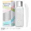 Manicura diy resaltador corporal protección ambiental botella fábrica traje maquillaje de escenario brillo flash facial gel pintado lote