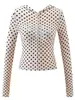 Conjunto de Jaqueta Curta com Capuz e Zíper Estampada com Letras e Calça Slim-Fit iamgia com Costura Contrastante