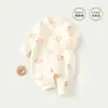 Body de bebé para Primavera y Otoño, Mameluco de Algodón Puro, Mameluco de Manga Larga para Bebé Recién Nacido, Ropa de Casa para Bebé e Infantil, Traje para Gatear, Pijama