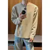 Chegada Nova Outono 2026 Estilo Hong Kong Tamanho Plus Gola Redonda Manga Longa Camiseta M-5X HT26728-Especial P15