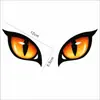 Pegatina de Ojos de Diablo 3D para Coche Pegatina Reflectante Ojo de Gato para Espejo Retrovisor de Coche Decoración de Personalidad para Carrocería Cubierta de Arañazos