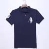 Ropa Polo para Hombre con Gran Logo de Caballo Bordado, Camiseta de Manga Corta, Polo de Manga Media para Golf para Hombre, Corte Holgado