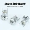 Enchufe de carga transparente DC-035-1 3.5*1.3MM con tuerca DC0350 35135