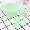 Set de belleza y cuidado de la piel, tazón pequeño, tratamiento facial de spa, cuchara mezcladora para polvos, herramientas de maquillaje para salón de belleza