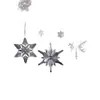 Decoraciones Transparentes Navideñas Transfronterizas Acrílico Creativo Copo de Nieve Suministros para Decoración de Árbol de Navidad Colgantes de Copo de Nieve para Árbol de Navidad
