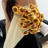 [Producto Terminado] Manta con Ramo de Rosas Regalo de Girasol Regalo Creativo Hecho a Mano Manta con Ramo Venta Directa de Fábrica