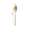 Set de Cubiertos de Acero Inoxidable Transfronterizo de Cintura Pequeña con Cuchillo, Tenedor, Cuchara y Cucharita de Café, Set de Regalo Occidental para Bistec de Cuatro Piezas