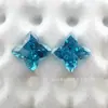 Trevo de Quatro Folhas Colorido Corte Radiante Zircônia Pedra Solta Zircônia Cúbica Acessórios de Joias Transfronteiriços Acessórios de Pedras Preciosas