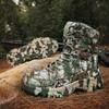 Botas de Combate de Tamanho Grande Modelo 2025 para Homens, Botas Camufladas para Exterior, Botas de Caminhada de Cano Alto para Exterior, Botas de Treinamento de Trekking para Homens