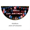 Amazon EE. UU. 250 Aniversario Bandera en Forma de Abanico Festival del Día de la Independencia de América Decoración Conmemorativa Banderín Accesorios Personalización