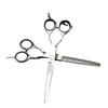 Tijeras de peluquería BAO plateadas de 5.5, 6.5 pulgadas tijeras de barbero tijeras planas tijeras para flequillo tijeras de entresacar tijeras de pulir