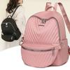 Mochila transfronteriza, fresca y elegante, de color sólido para estudiantes, para viajes de corta distancia, estilo coreano, para mujer.