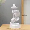Enfeites de Personagem de Máscara Abstrata Personalizada Artesanato Plástico Criativo de Fumante Decorações para Entrada e Armário de Vinho