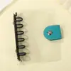 Caderno de Mão Transparente de PVC Transfronteiriço Binder Colorido A5A6A4B5 Caderno de Folhas Soltas Casca Núcleo Interno