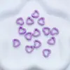 Contas de cerâmica vidrada em formato de coração contas soltas para colar pulseira pingente joias tecidas à mão acessórios diy