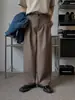 Pantalones Anchos para Hombre Estilo Old Money, Corte Holgado, Marca de Moda, Pantalones Largos Casuales de Pierna Recta, Caída, Nuevo Estilo, Elegantes y Geniales 2026