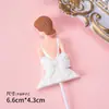 Figurinha de Argila Macia Tendência Dia das Mães Topper de Bolo Mamãe Fofa Aniversário da Mamãe Decoração de Riqueza para Mãe