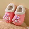 Pantuflas de Algodón para Niños y Niñas, Invierno Engrosadas de Felpa Cálidas Impermeables Bebé Hogar Pantuflas de Algodón de Punta Cerrada, Dropshipping