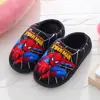 Zapatillas de algodón para niños, de invierno, con dibujos animados, antideslizantes, cálidas, para el hogar, con zapatos de algodón para niños y niñas.