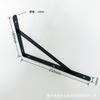 Suministro directo de fábrica Soporte de soporte triangular Soporte de pared Estante de almacenamiento Estante de carga Herrajes Soporte de madera de hierro