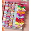 Set de regalo de accesorios para el cabello para niños, ligas para el cabello de bebé, pinzas laterales para niñas, accesorios para el cabello, cuerdas para el cabello de princesa para niñas