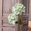 Impresión 3D de hortensias de madera de dos cabezas para decoración de auditorio de bodas, diseño de pared de hortensias, arreglo floral, hermoso paisaje Chen, simulación de flores