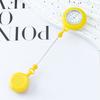 Reloj de Pulsera para Enfermera con Cuentas DIY Pegamento Suave Telescópico Conveniente Luminoso Reloj Colgante Doctor Estudiante Hebilla Fácil de Tirar Reloj de Pecho para Enfermera Reloj de Bolsillo