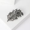 Nuevo broche de plumas retro de estilo coreano, elegante y a la moda, para abrigos, trajes, accesorios de ropa, broche, ramillete