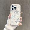 Adecuado para Funda de Teléfono Apple 17 Pro Max, Funda Dura Plateada para iPhone 14, OnePlus 12, Funda de Pareja con Texto Redmi