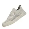 Zapatos de Hombre para Primavera y Otoño, Zapatos de Malla Transpirable para Hombre de Nuevo Estilo, Zapatos de Trabajo Cómodos sin Cordones, Zapatos Casuales de Lona