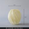 Novo Design Criativo Colorido Chinês Vaso de Vidro Vintage Espiral Irregular Torcido Vaso Decorativo Enfeites para Casa
