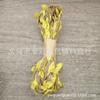 Cuerda de Jute Rattan Colorida con Hojas Tejidas para Empaque y Decoración de Textiles para el Hogar, Paquete de 10.1m