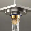 Ralo de piso desodorante todo em cobre escovado estilo creme máquina de lavar esgoto de vaso sanitário faixa de chuveiro invisível banheiro universal
