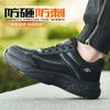 Sapatos de Proteção Respiráveis para Trabalho Transfronteiriços Dinggu para Homens, Anti-Atingimento, Anti-Perfuração, Absorventes de Choque, Leves e Macios Calçados de Segurança, Sapatos de Trabalho Protetores Leves