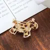 Broche de Año Nuevo 2026 para Niñas, Lindos Accesorios de Ropa del Año del Zodiaco, Decoraciones Festivas, Broche de Aleación, Pin Versátil