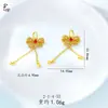 Colgante de Borla con Lazo Accesorios para Joyería DIY Color Dorado Antiguo Esmaltado Pulido Dulce Pulsera Materiales para Abalorios