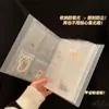 Libro de Almacenamiento de Pendientes y Collares Bolsa para Pendientes de Viaje Bolsa para Anillos Libro de Almacenamiento de Polvo para Joyería Colgante Bolsa Transparente Sellada