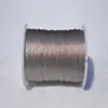 Fio de Ouro Fio de Fio Dourado e Prateado Fio Torre Fio para Enrolar Bobina de Pulseira Feita à Mão Fio Fantasia Fio Metálico Fio para Bordado de Seda Rolo Pequeno