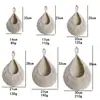 Cesta Pendurada Personalizada Estilo Boêmio, Rede de Armazenamento Tecida à Mão em Formato de Ninho de Pássaro, Artefato Respirável em Formato de Gota d'Água para Armazenamento de Frutas e Vegetais