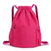 Mochila de entrenamiento de fútbol y baloncesto, personalizable con logo, bolsa con cordón deportiva y de fitness para actividades