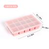 Bandeja de Hielo Grande Sellada de Silicona con 15 Compartimentos Molde de Grado Alimenticio Refrigerador Doméstico Caja de Hielo Colorida Artefacto para Cubitos de Hielo Venta al por Mayor