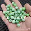 Contas Redondas de Ágata Yanyuan Imitação Contas de Jade Imitação Cor Açúcar Vermelho Azul Azul Dourado Cor Cártamo Contas para Joias de Ágata Imitação Calcedônia