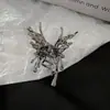 Presilha de Cabelo Dobrável de Metal Borboleta Presilha de Cabelo Fada Mariposa Vento Frio Princesa Prendedor de Cabelo Traseiro Prendedor de Tubarão