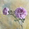 2 cabezas de camelia, lasaña, flores de lasaña, simulación de té, ramo de flores falsas, pequeñas flores de seda frescas, adornos de decoración de mesa